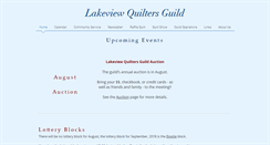 Desktop Screenshot of lakeviewquiltersguild.org
